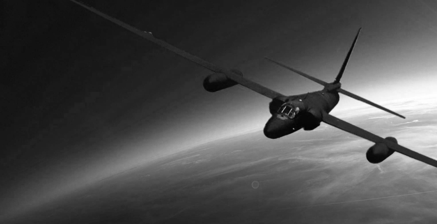 U2 Spy Plane at high altitude
