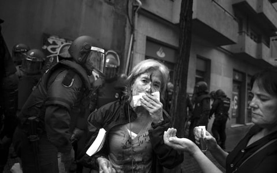 Catalonian referendum, protests and suppression