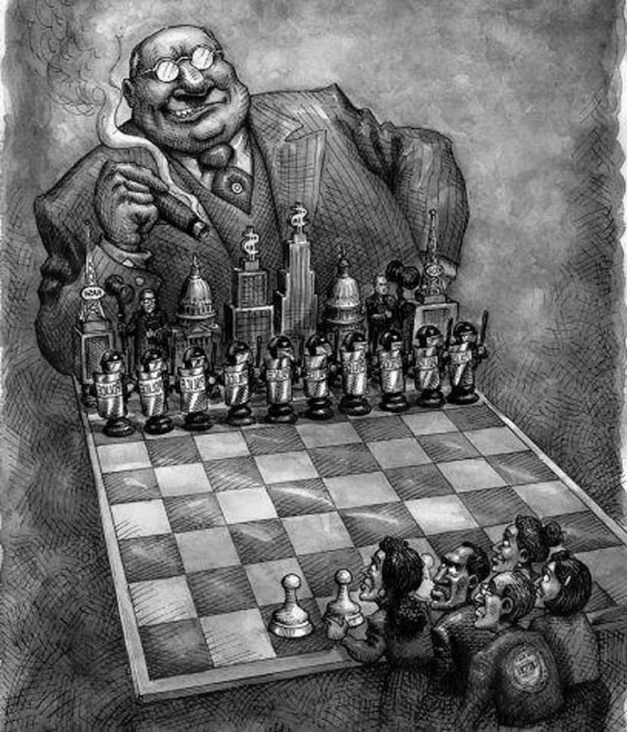 Democratic capitalism parody