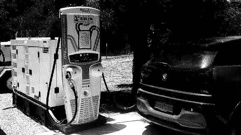 Diesel generator charging Electric vehicles