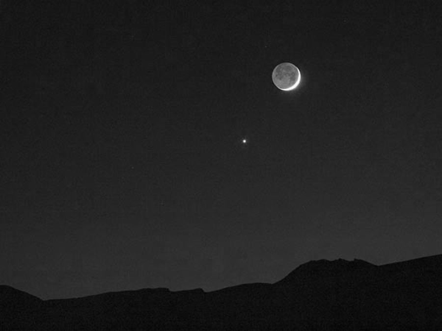 Moon and Venus