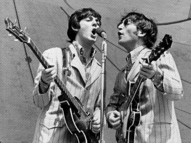 John Lennon and Paul McCartney