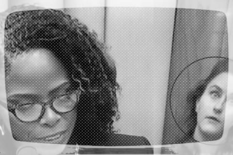 Stacy Plaskett and DOJ Staffer / Psy Operative