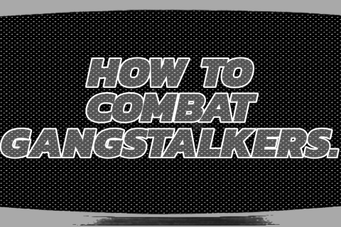 How to combat gangstalkers