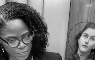 Stacy Plaskett and DOJ Staffer / Psy Operative