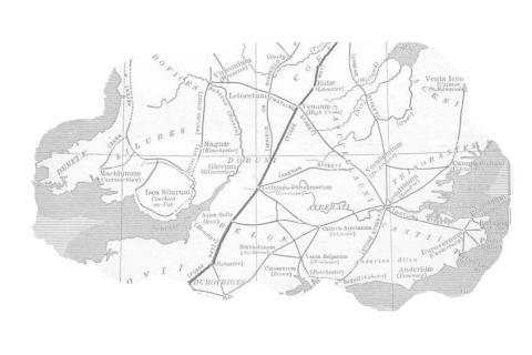 Ancient road in England, UK